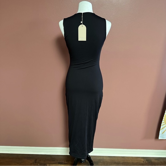 Meshki Midi Dresses Bea Cut Out Midi Dress Black – Womens size medium - Picture 8 of 12